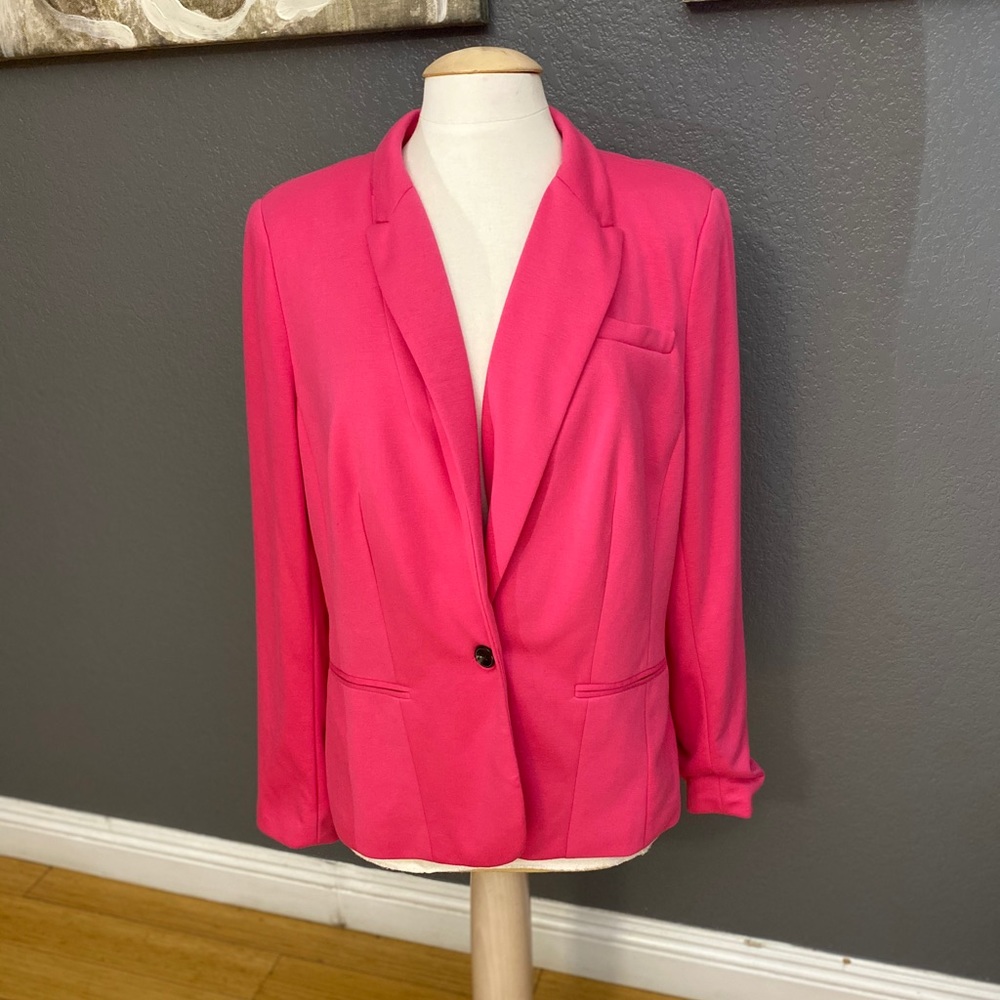 NWT JcPenny Stylus Modern Pink Blazer Size XL